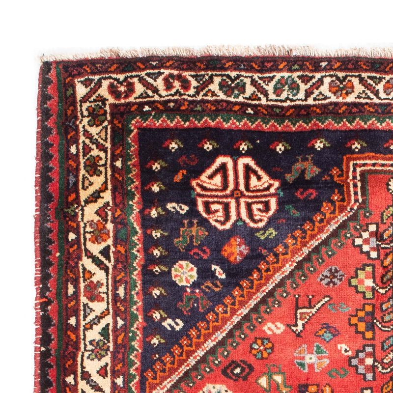 Alfombra persa - Nómada - 185 x 123 cm - rojo oscuro