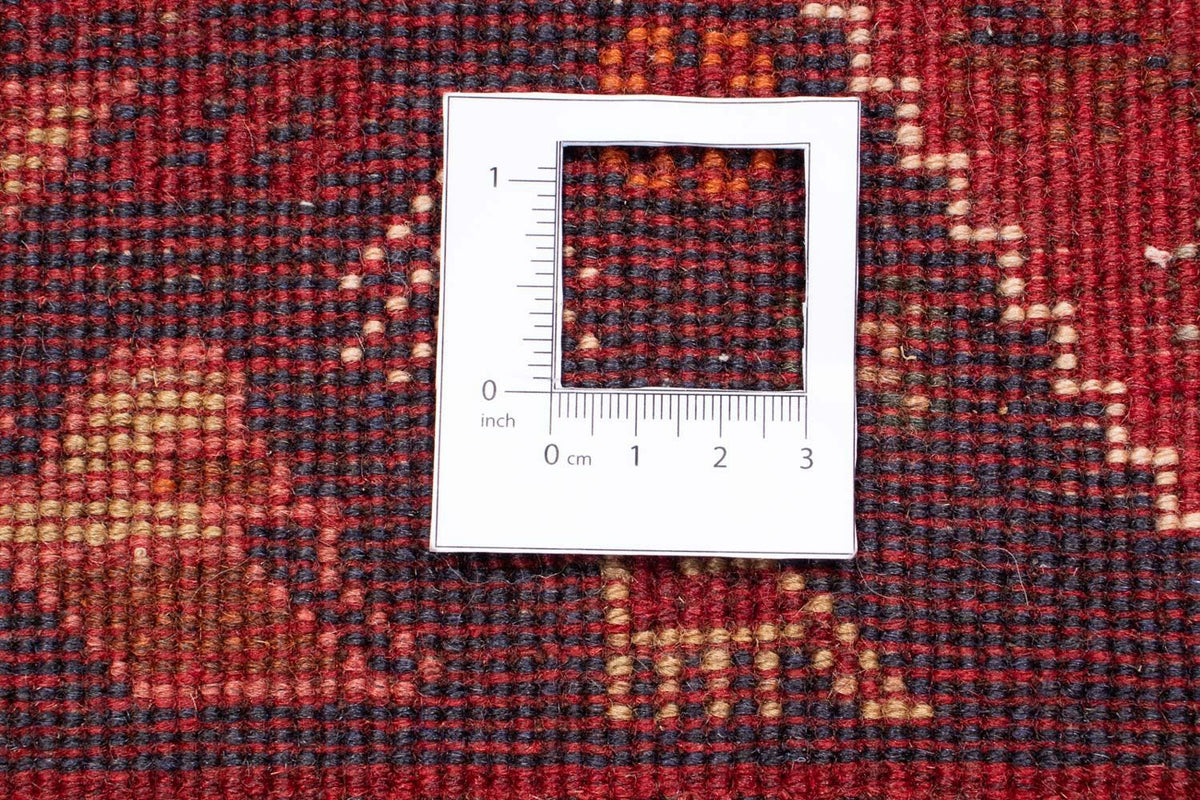 Alfombra persa - Nómada - 208 x 117 cm - rojo oscuro