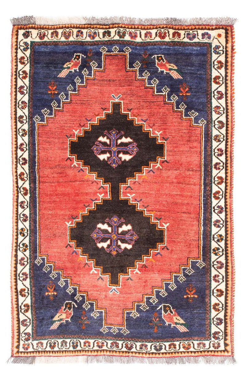 Alfombra persa - Nómada - 160 x 107 cm - azul oscuro