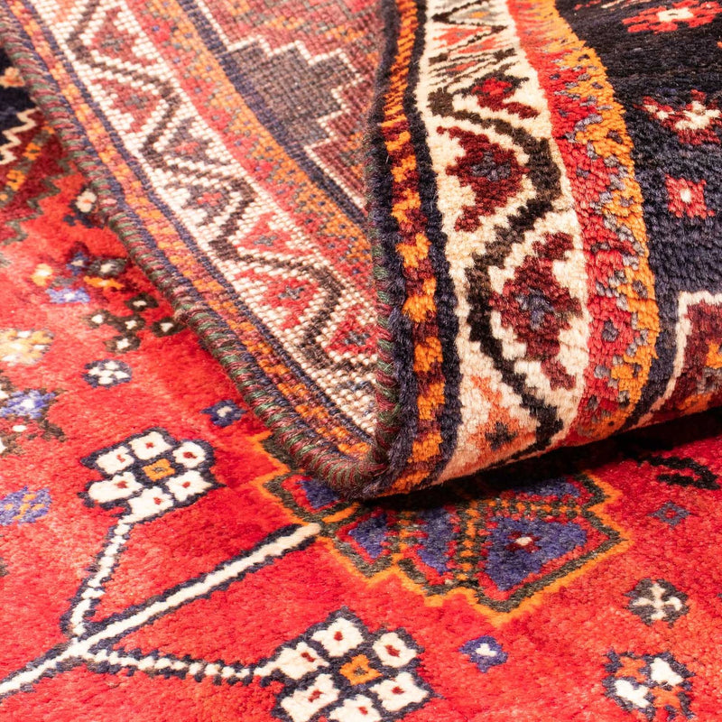 Alfombra persa - Nómada - 152 x 116 cm - rojo oscuro