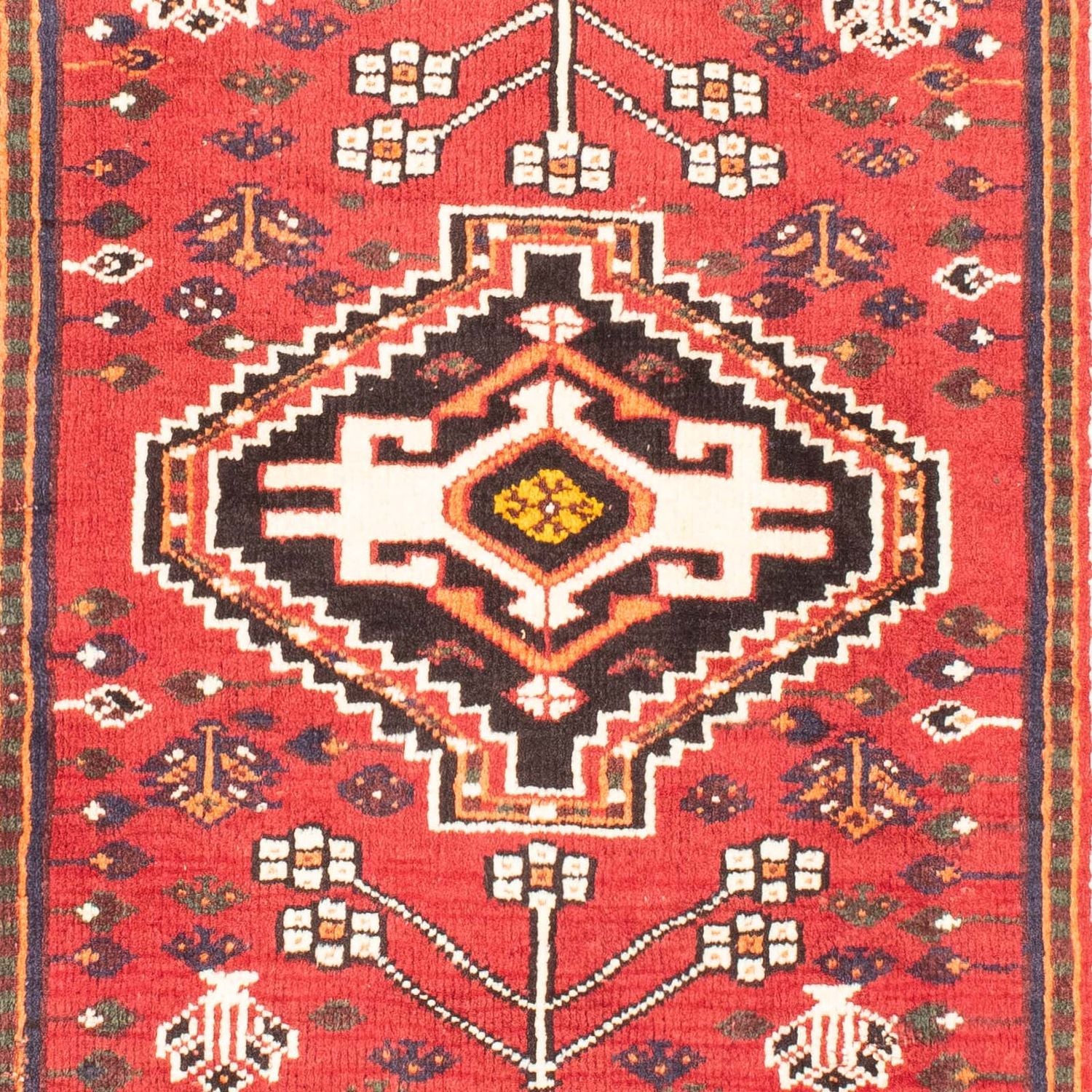 Alfombra persa - Nómada - 147 x 110 cm - rojo