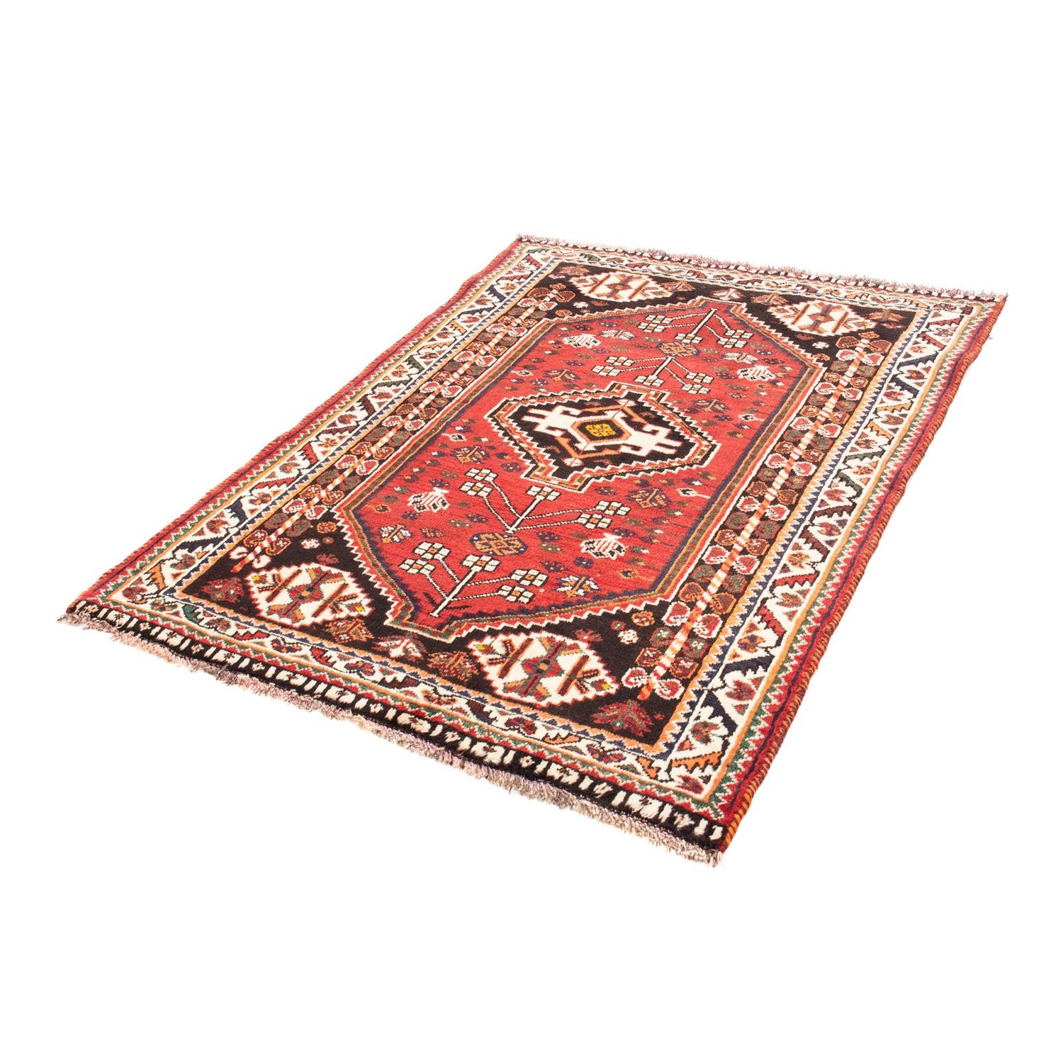 Alfombra persa - Nómada - 147 x 110 cm - rojo