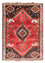 Alfombra persa - Nómada - 162 x 118 cm - rojo oscuro