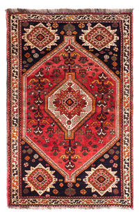 Alfombra persa - Nómada - 160 x 106 cm - rojo oscuro