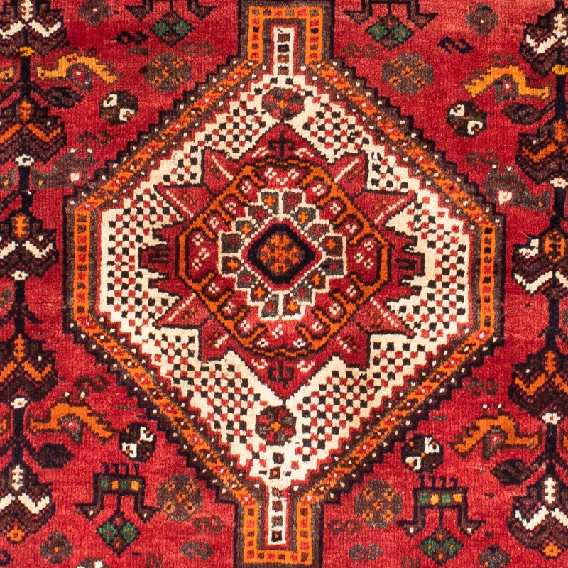 Alfombra persa - Nómada - 160 x 106 cm - rojo oscuro