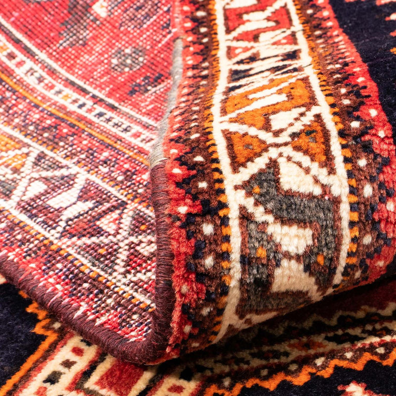 Alfombra persa - Nómada - 160 x 106 cm - rojo oscuro