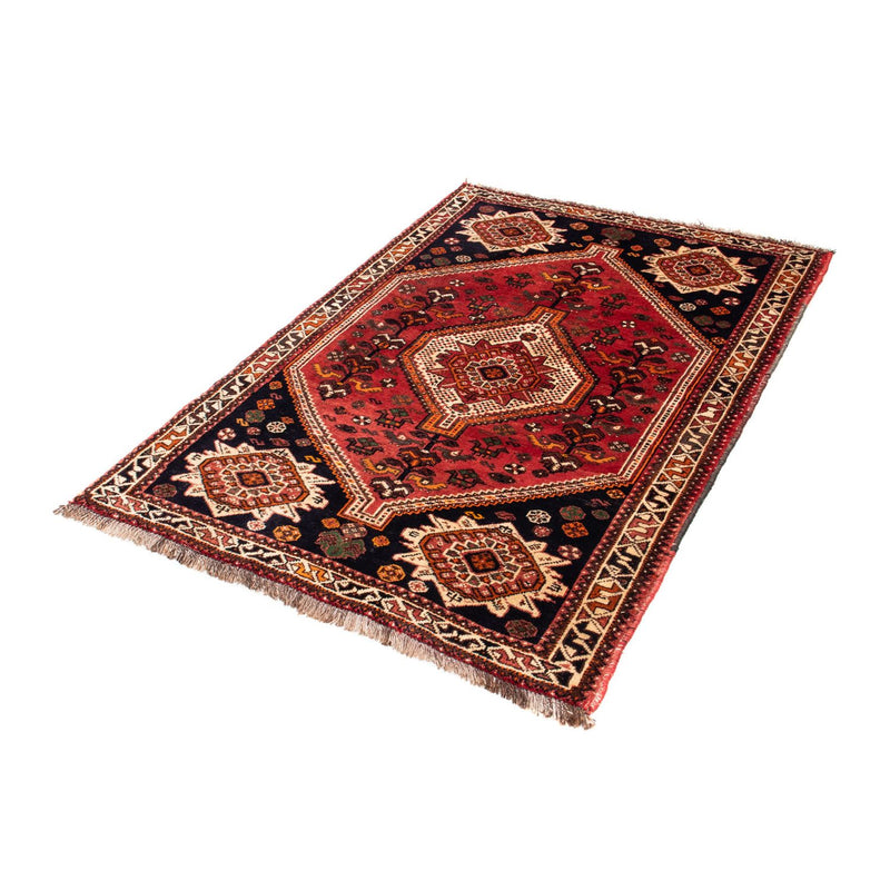 Alfombra persa - Nómada - 160 x 106 cm - rojo oscuro