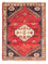 Alfombra persa - Nómada - 150 x 116 cm - rojo oscuro