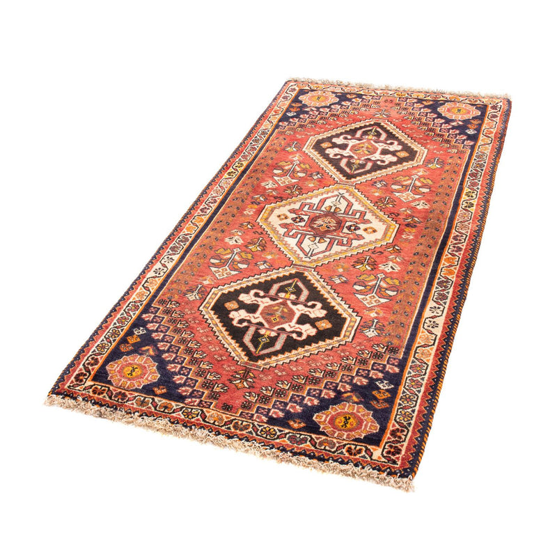 Alfombra persa - Nómada - 153 x 80 cm - rojo oscuro