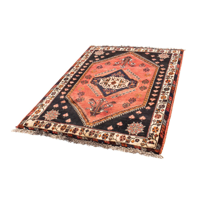 Alfombra persa - Nómada - 147 x 110 cm - azul oscuro