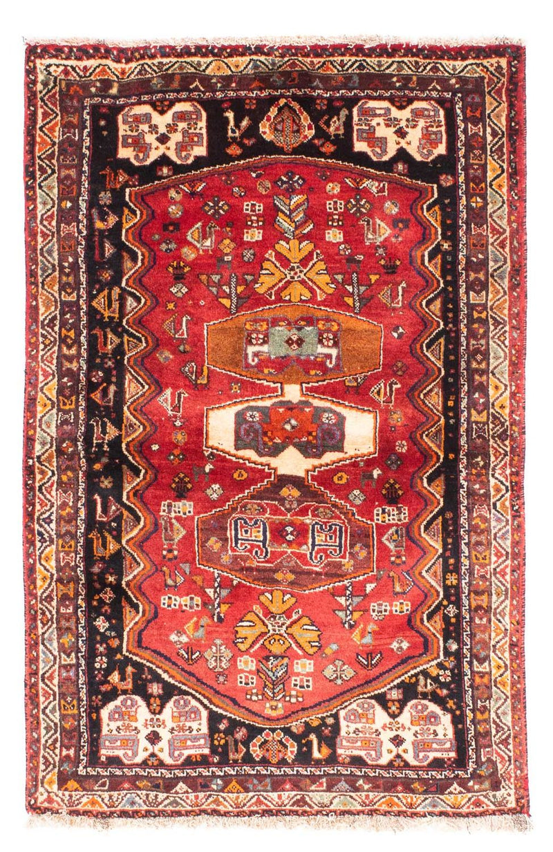 Alfombra persa - Nómada - 160 x 105 cm - rojo