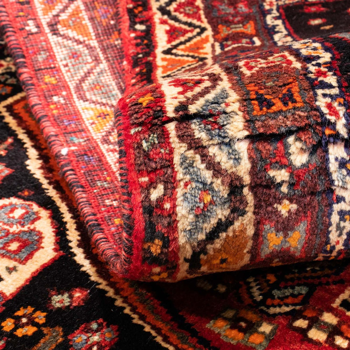 Alfombra persa - Nómada - 160 x 105 cm - rojo