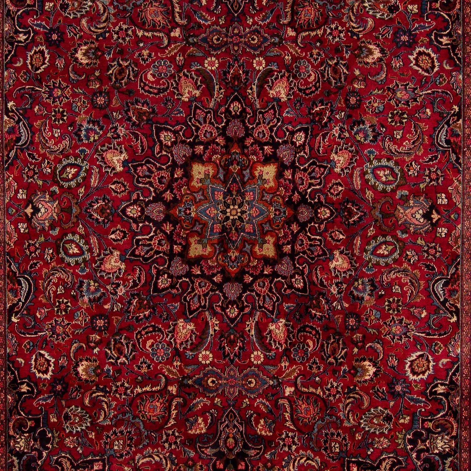 Alfombra persa - Clásica - 377 x 292 cm - rojo oscuro