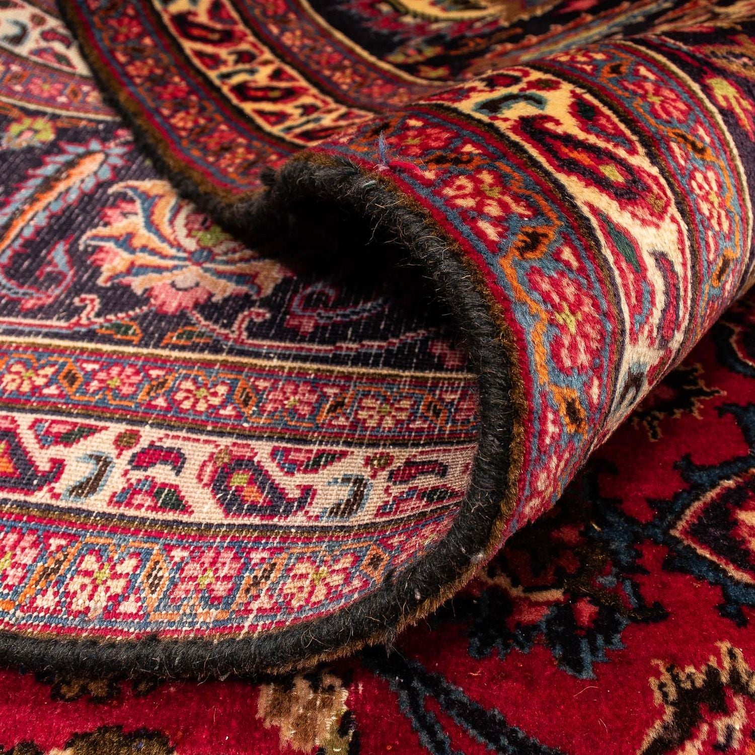 Alfombra persa - Clásica - 377 x 292 cm - rojo oscuro