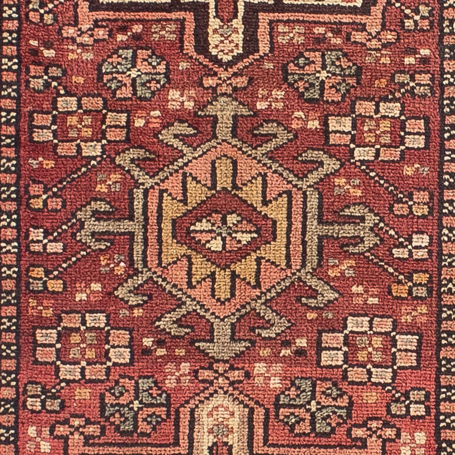 Alfombra de pasillo Alfombra persa - Nómada - 310 x 80 cm - rojo oscuro