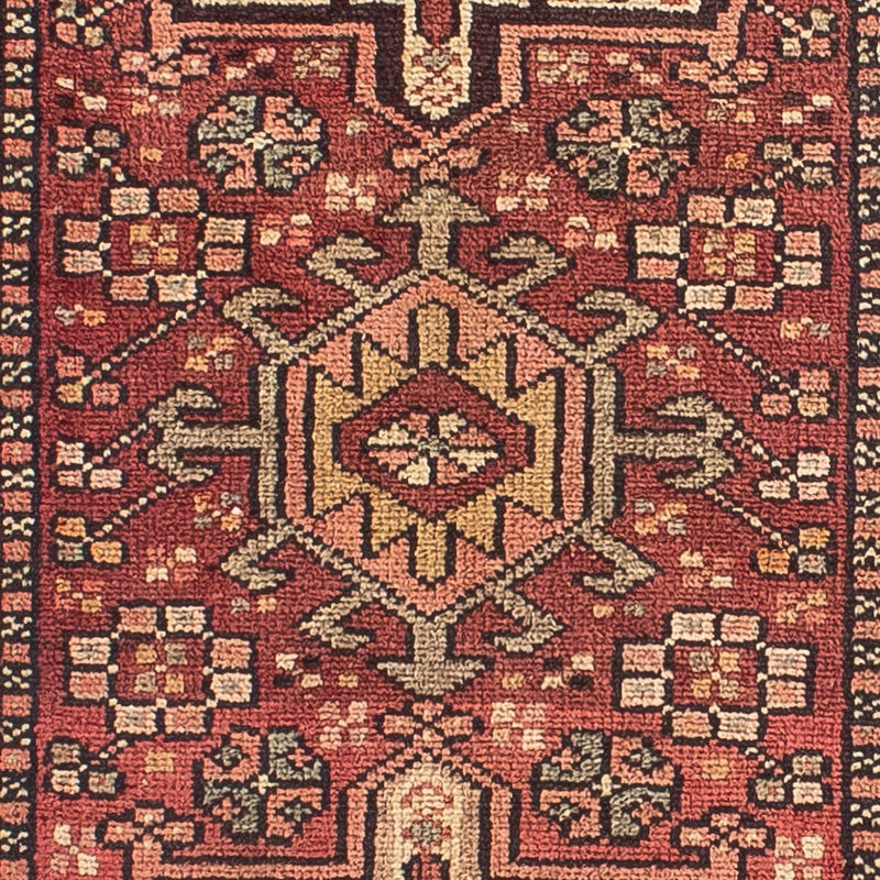 Alfombra de pasillo Alfombra persa - Nómada - 310 x 80 cm - rojo oscuro