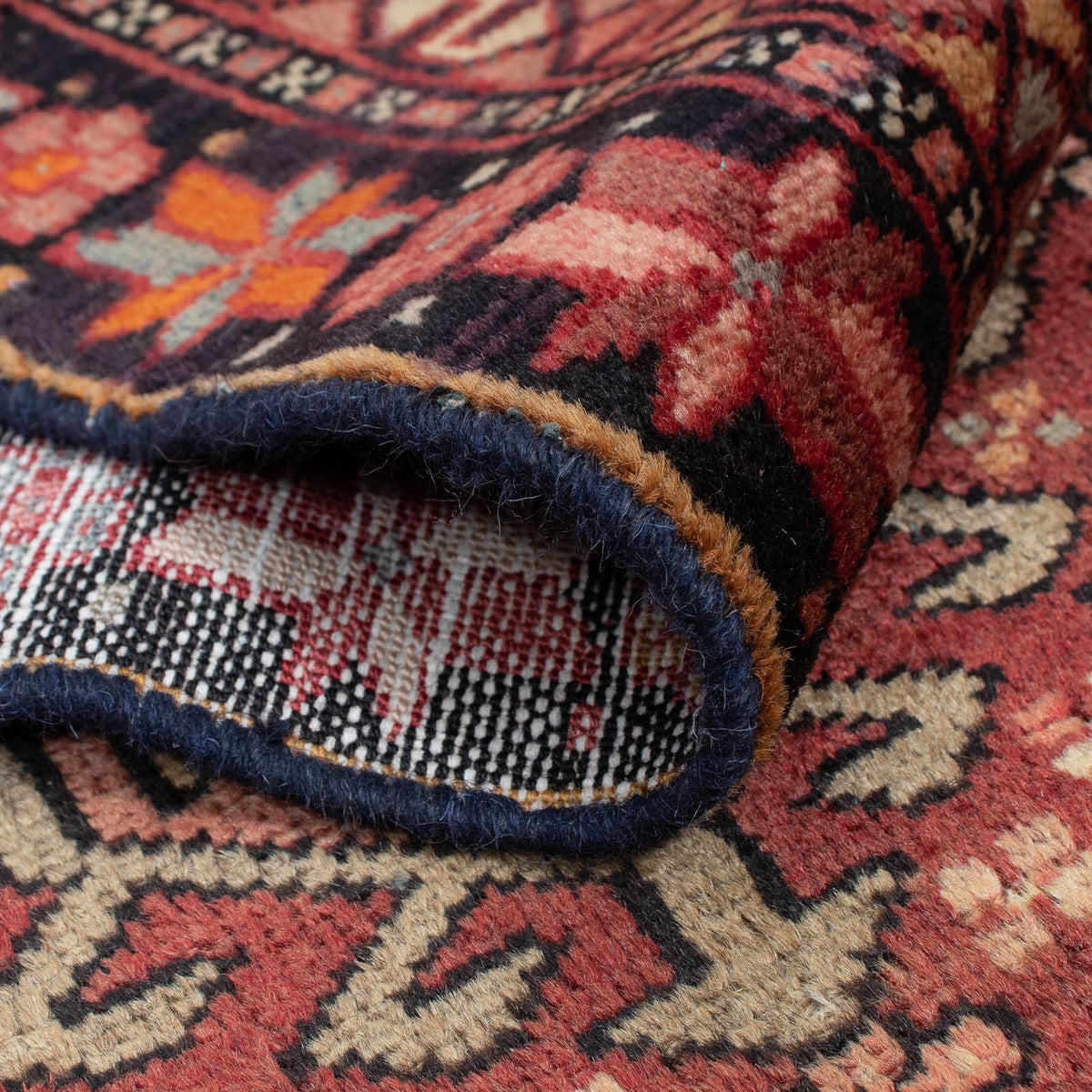 Alfombra de pasillo Alfombra persa - Nómada - 310 x 80 cm - rojo oscuro