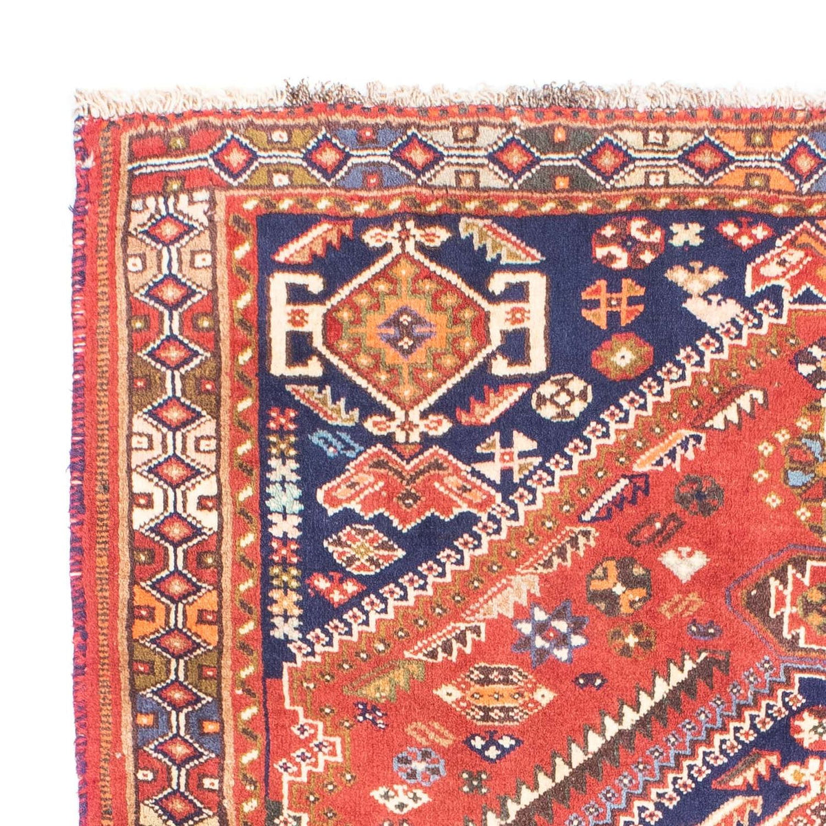 Alfombra persa - Nómada - 170 x 105 cm - rojo oscuro