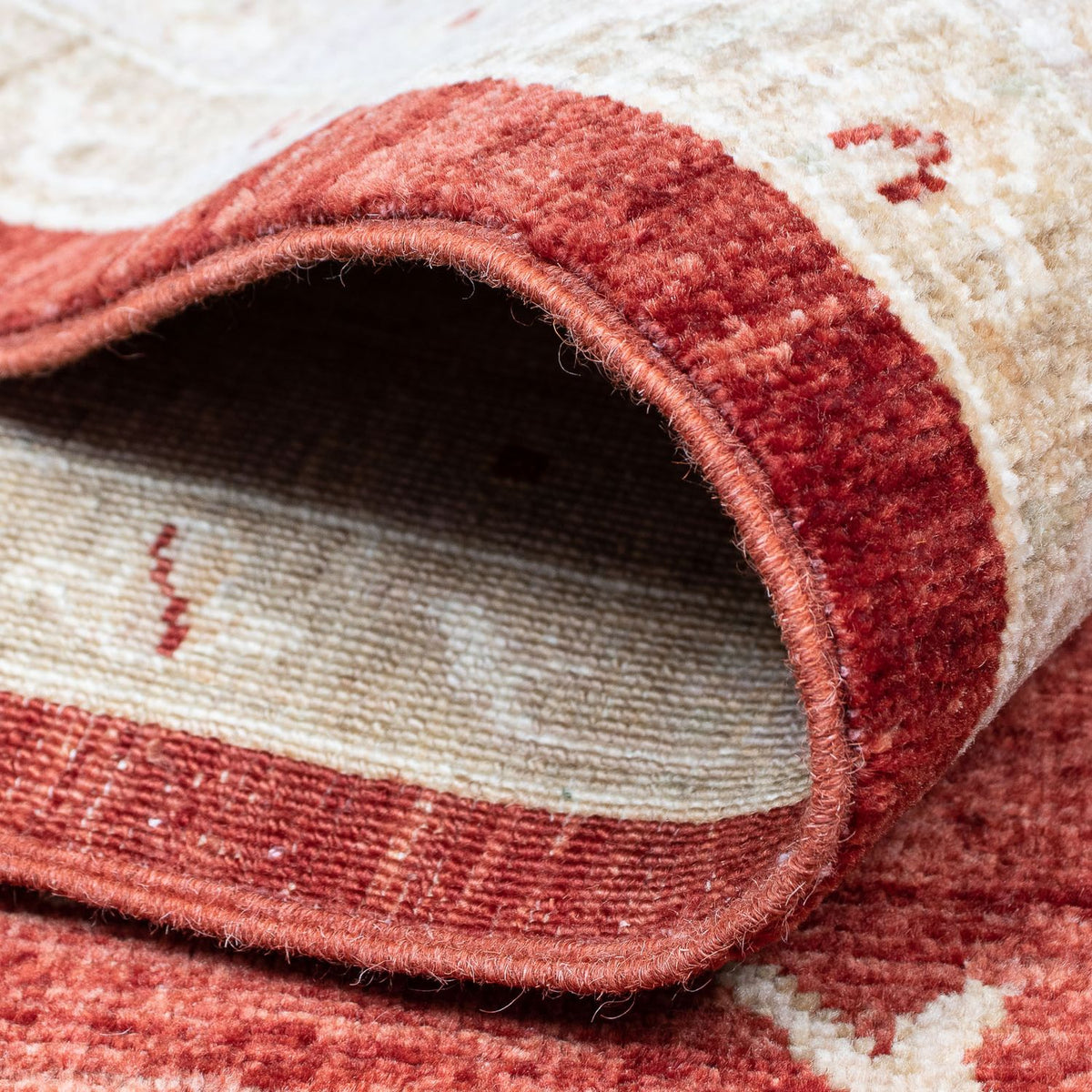 Alfombra Ziegler - 298 x 240 cm - rojo oscuro