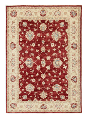 Alfombra Ziegler - 198 x 147 cm - rojo oscuro