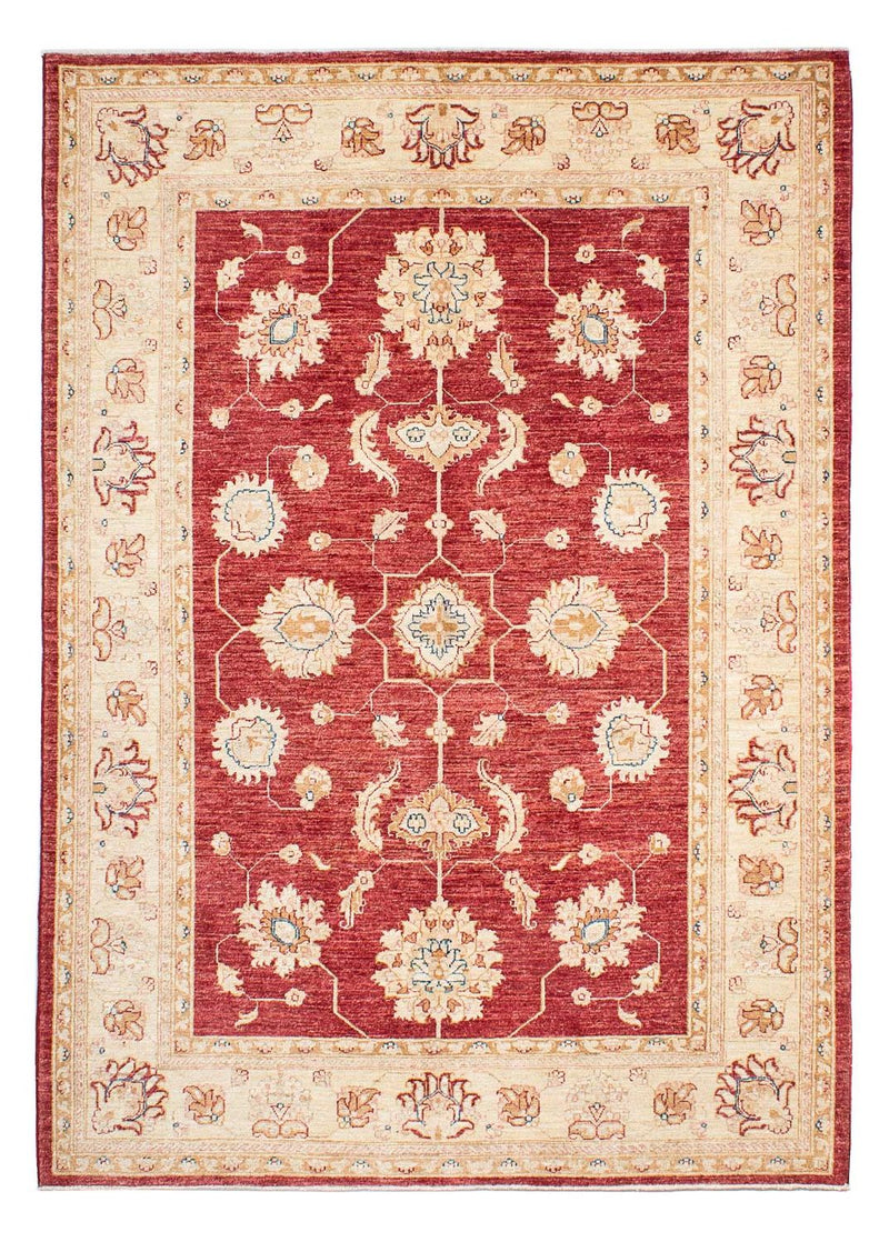 Alfombra Ziegler - 237 x 169 cm - rojo oscuro