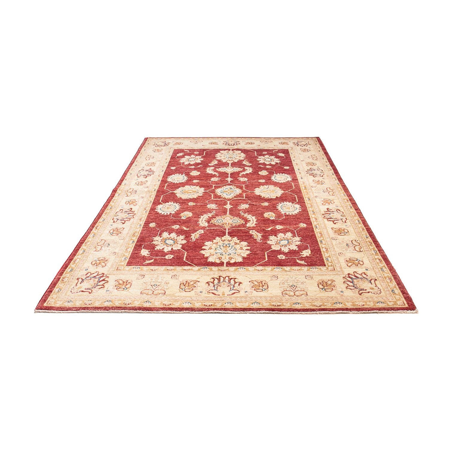 Alfombra Ziegler - 237 x 169 cm - rojo oscuro