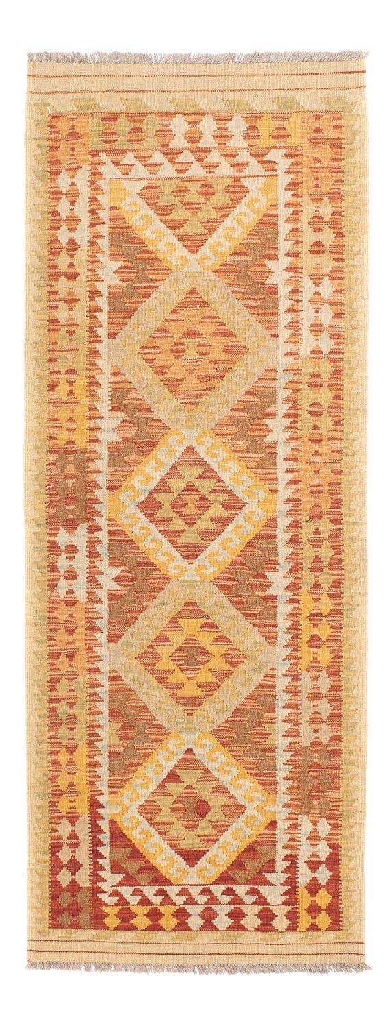 Alfombra de pasillo Alfombra Kelim - Splash - 192 x 65 cm - multicolor