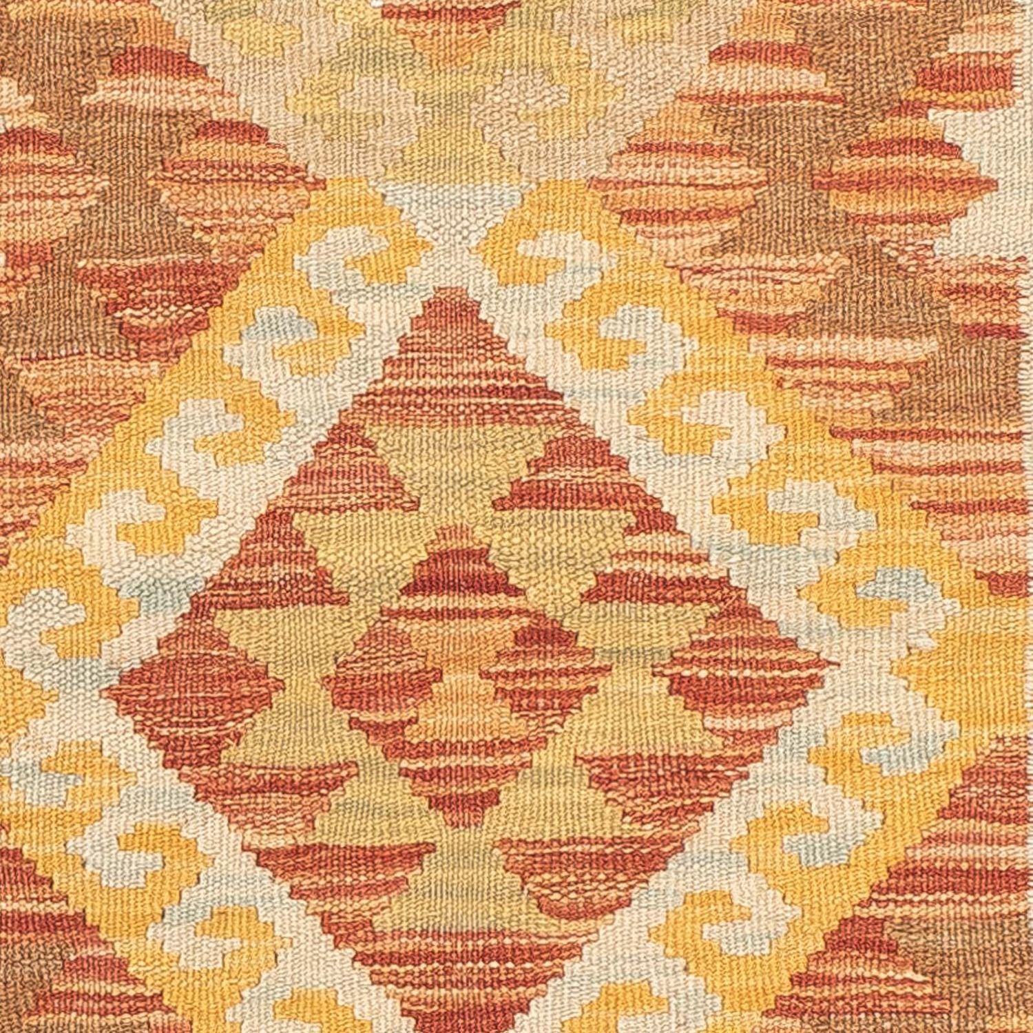 Alfombra de pasillo Alfombra Kelim - Splash - 192 x 65 cm - multicolor