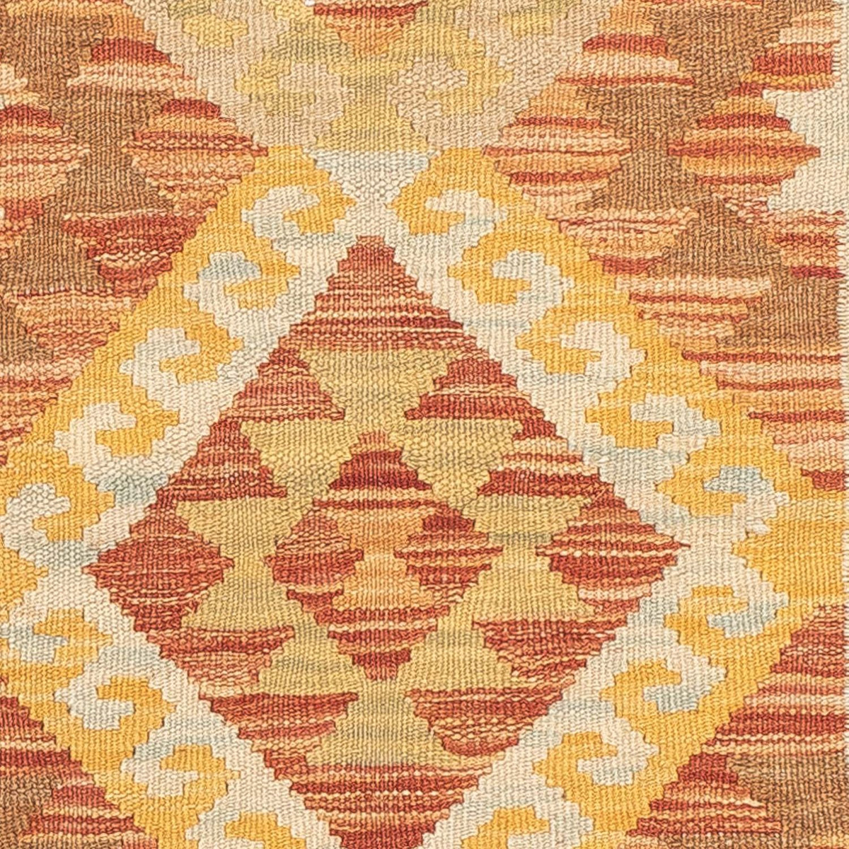 Alfombra de pasillo Alfombra Kelim - Splash - 192 x 65 cm - multicolor