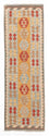 Alfombra de pasillo Alfombra Kelim - Splash - 212 x 65 cm - multicolor