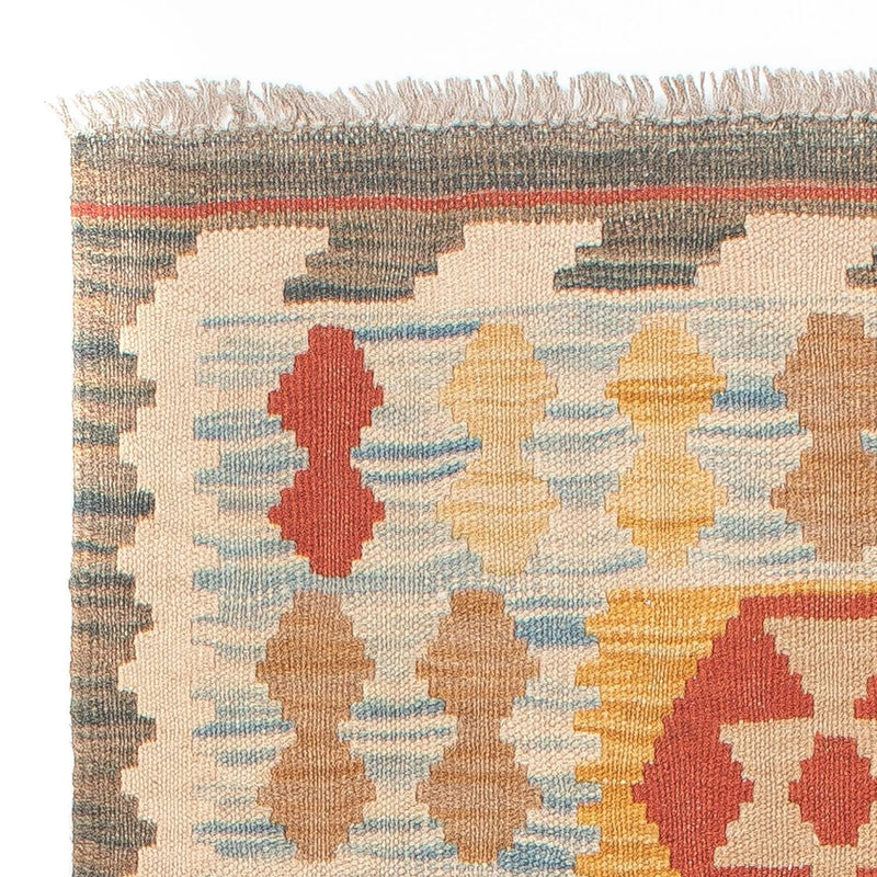 Alfombra de pasillo Alfombra Kelim - Splash - 212 x 65 cm - multicolor