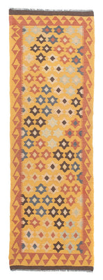 Alfombra de pasillo Alfombra Kelim - Splash - 210 x 64 cm - multicolor