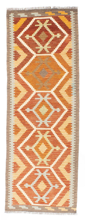 Alfombra de pasillo Alfombra Kelim - Oriental - 205 x 71 cm - óxido