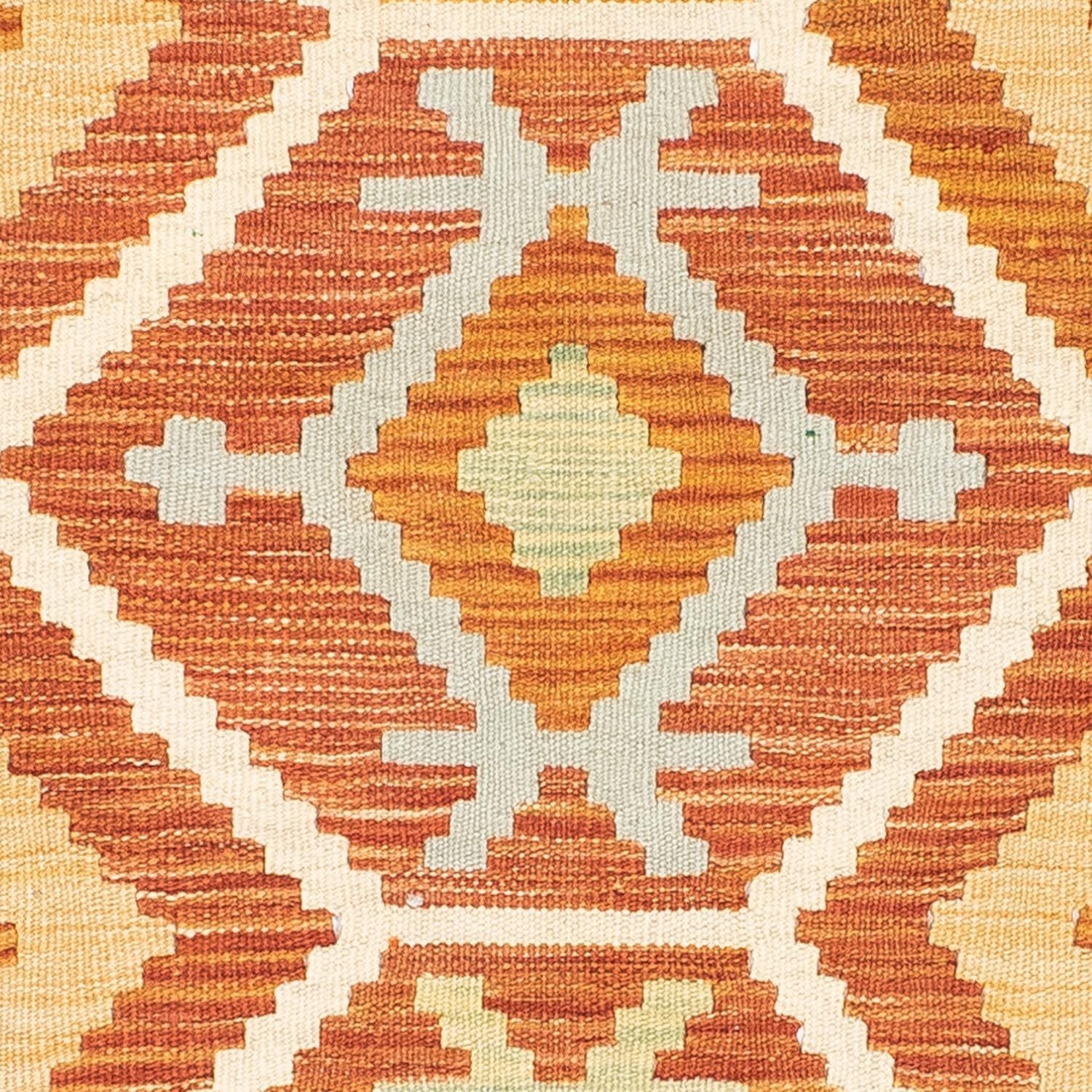 Alfombra de pasillo Alfombra Kelim - Oriental - 205 x 71 cm - óxido