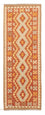 Alfombra de pasillo Alfombra Kelim - Splash - 200 x 62 cm - óxido