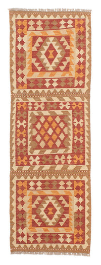 Alfombra de pasillo Alfombra Kelim - Splash - 187 x 59 cm - multicolor