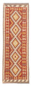 Alfombra de pasillo Alfombra Kelim - Splash - 200 x 66 cm - rojo