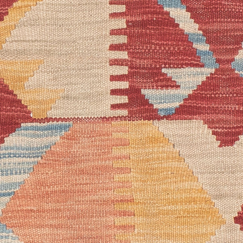Alfombra de pasillo Alfombra Kelim - Splash - 203 x 69 cm - multicolor