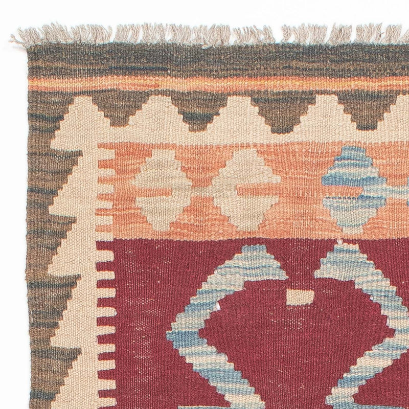 Alfombra de pasillo Alfombra Kelim - Splash - 203 x 69 cm - multicolor