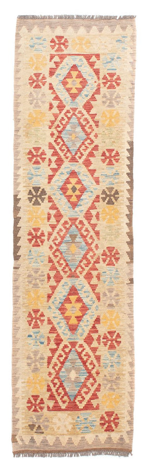 Alfombra de pasillo Alfombra Kelim - Splash - 199 x 53 cm - multicolor