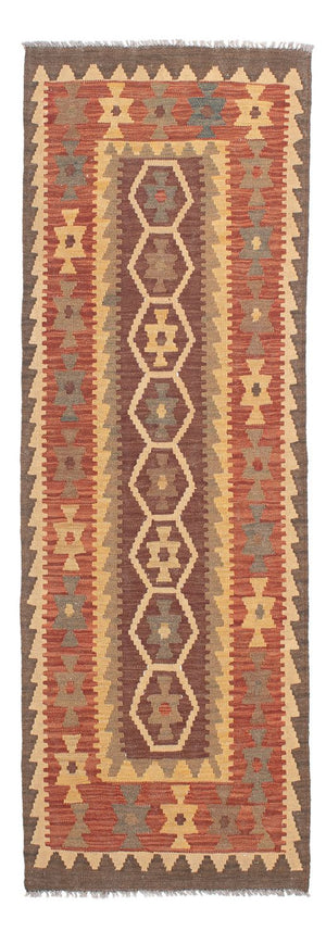 Alfombra de pasillo Alfombra Kelim - Splash - 201 x 67 cm - multicolor