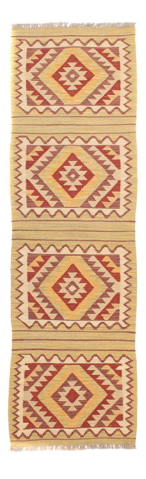 Alfombra de pasillo Alfombra Kelim - Splash - 201 x 54 cm - multicolor