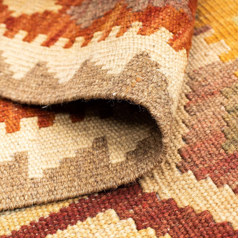 Alfombra de pasillo Alfombra Kelim - Oriental - 191 x 74 cm - beige