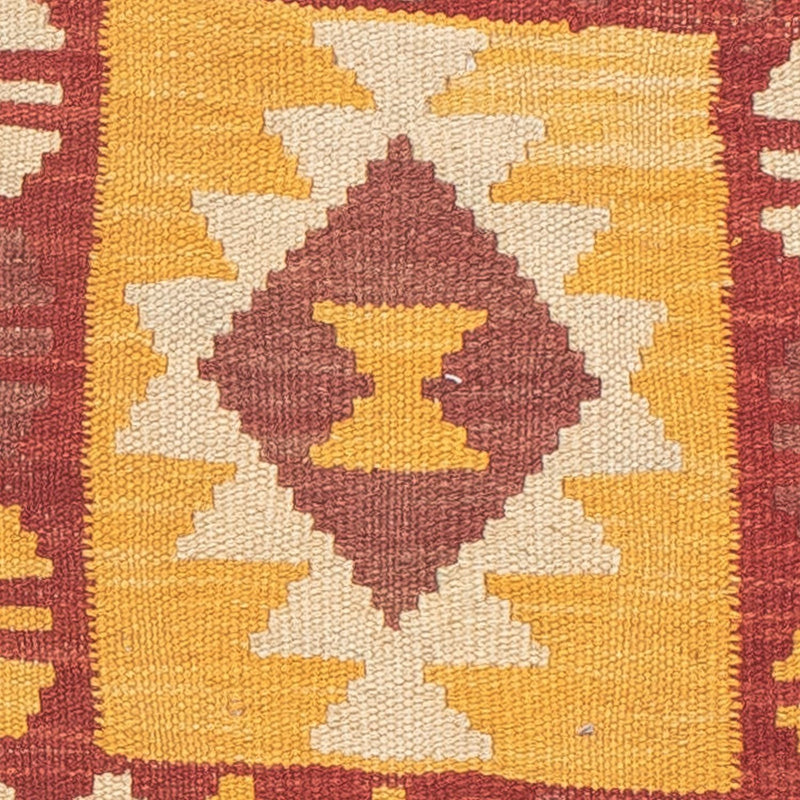 Alfombra de pasillo Alfombra Kelim - Splash - 195 x 50 cm - multicolor