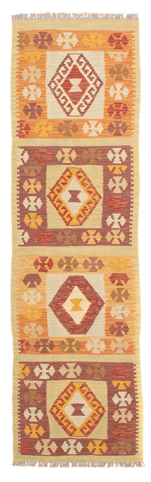 Alfombra de pasillo Alfombra Kelim - Splash - 194 x 48 cm - multicolor
