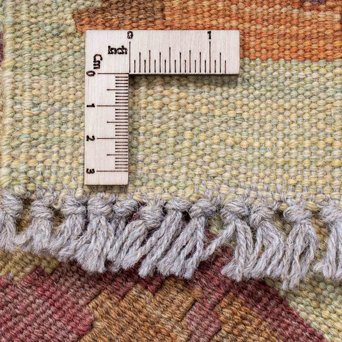 Alfombra de pasillo Alfombra Kelim - Splash - 194 x 48 cm - multicolor