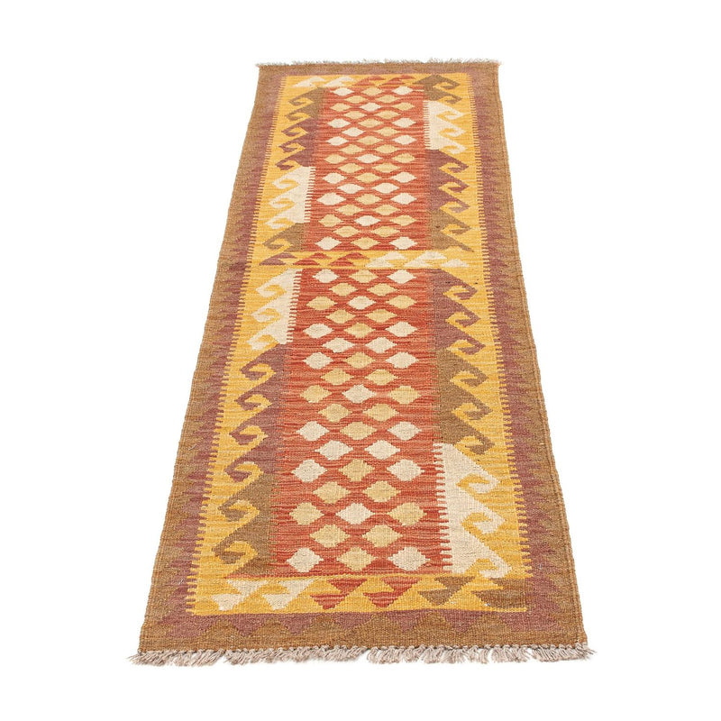 Alfombra de pasillo Alfombra Kelim - Splash - 189 x 52 cm - multicolor