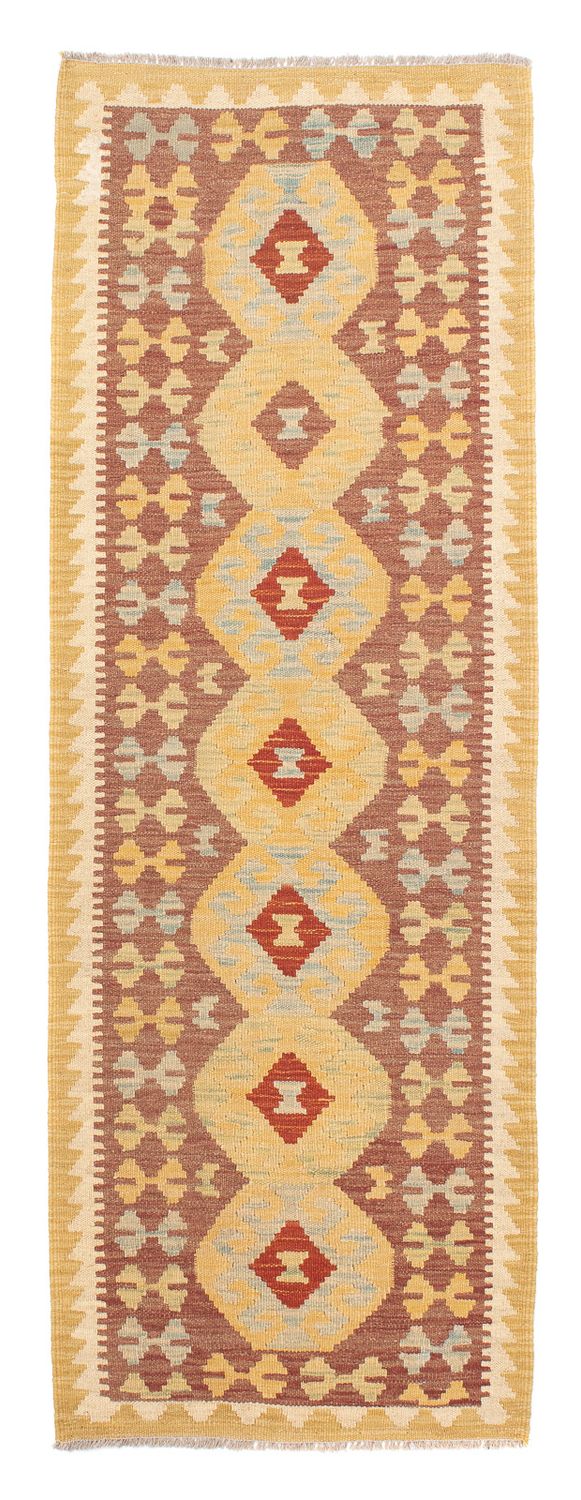 Alfombra de pasillo Alfombra Kelim - Splash - 197 x 67 cm - multicolor