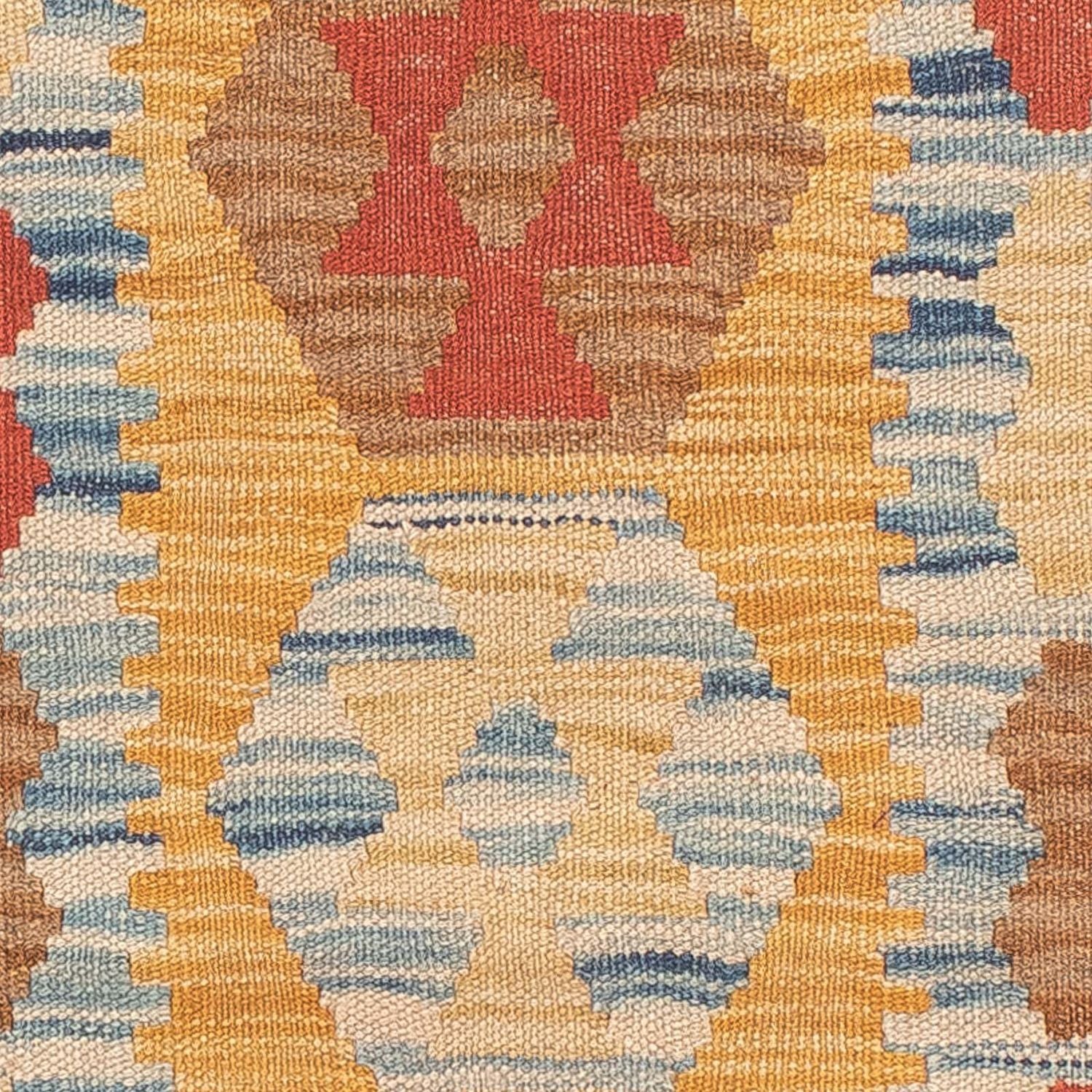 Alfombra de pasillo Alfombra Kelim - Splash - 214 x 65 cm - multicolor