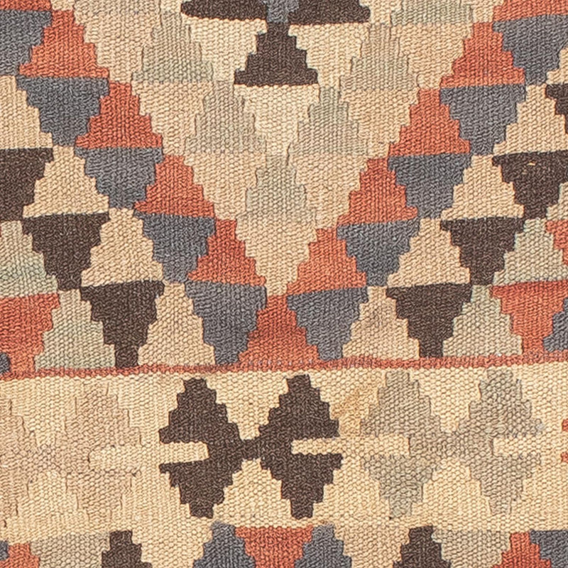 Alfombra de pasillo Alfombra Kelim - Splash - 173 x 70 cm - marrón claro